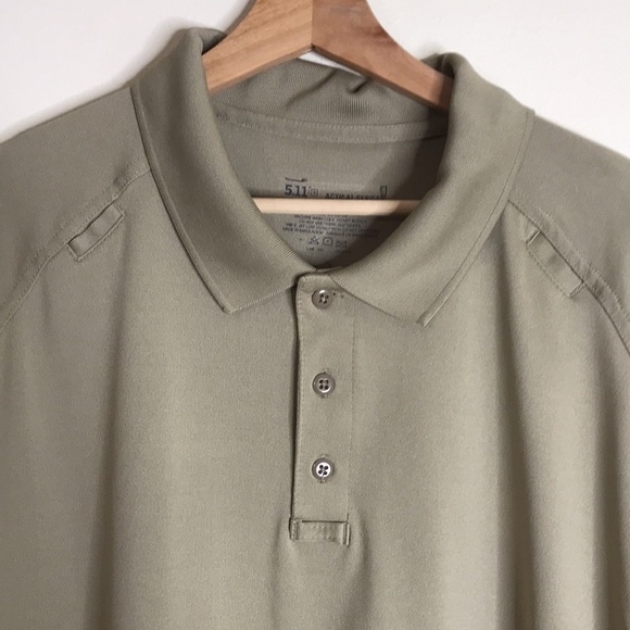 5.11 tactical series mens performance short sleeve polo size XL - Picture 4 of 10